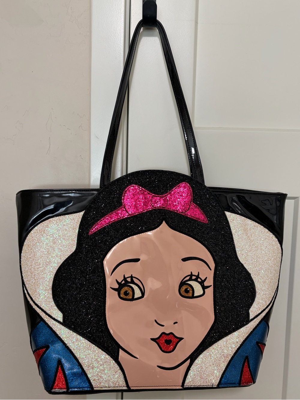 Danielle Nicole Disney Snow White Large Patent Tote Bag